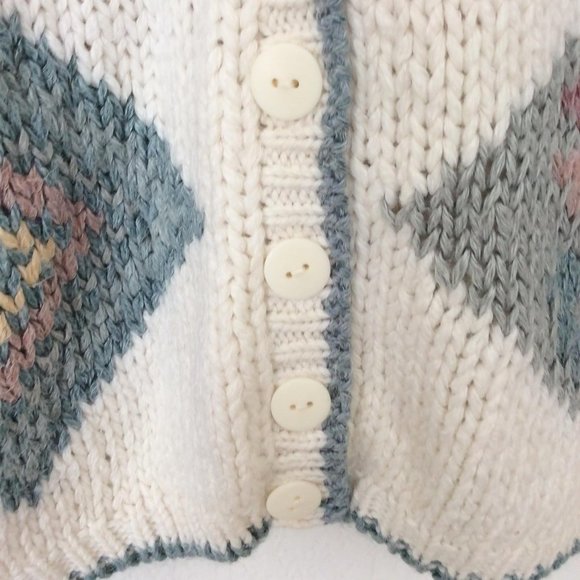 Allison Britney Vintage Cardigan Sweater Women's Size Medium - Picture 4 of 7